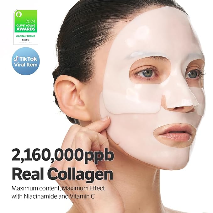 SUNGBOON EDITOR Deep Collagen Niacin-Vita C Overnight Mask 37gx4ea | Real Collagen 2,160,000PPB