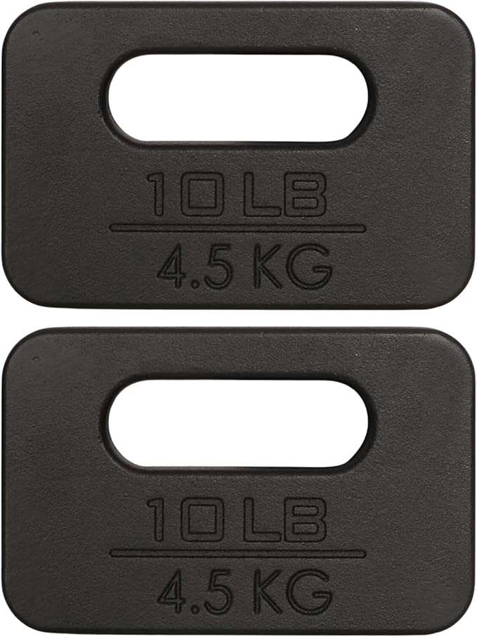 Yes4All Ruck Weight Plate, Cast Iron Rucking Plates with Wide Grip for Swings, Squat, Strength