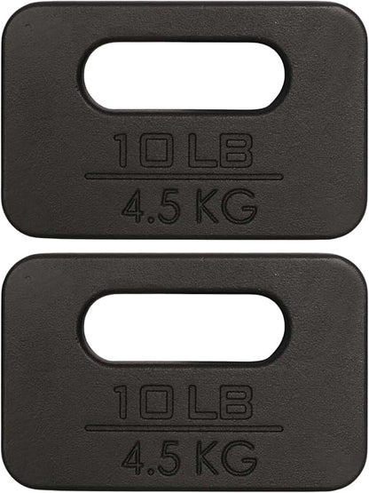 Yes4All Ruck Weight Plate, Cast Iron Rucking Plates with Wide Grip for Swings, Squat, Strength