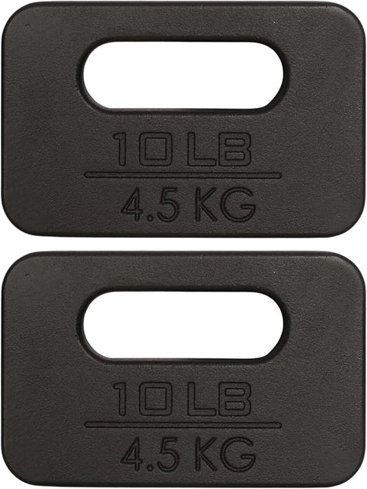 Yes4All Ruck Weight Plate, Cast Iron Rucking Plates with Wide Grip for Swings, Squat, Strength