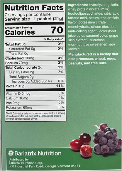 High Protein Fruit Flavored Powder Drink Mix, 15g Protein, Low Calorie, Sugar Free, Ideal Protein