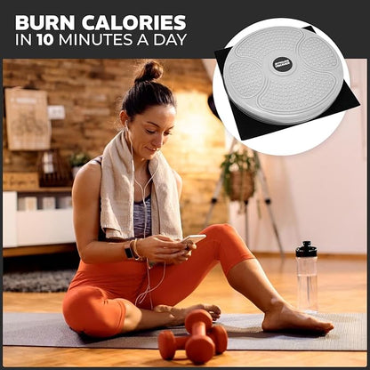 Daiwa Felicity Figure Trimmer Ab Twister Board - Waist Twister Machine for Core & Abs Exercise