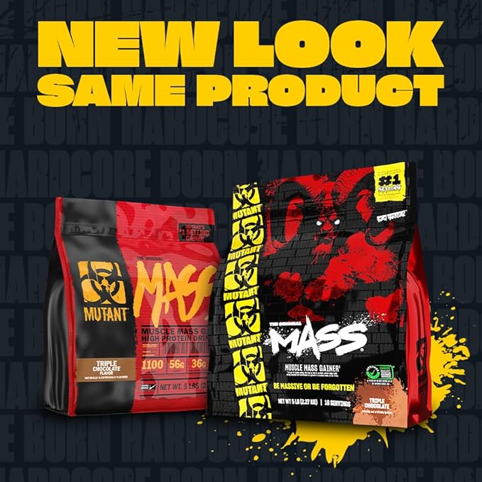 Mutant Mass | Weight Mass Gainer Protein Powder - high Calorie Protein Powder for Mass gain