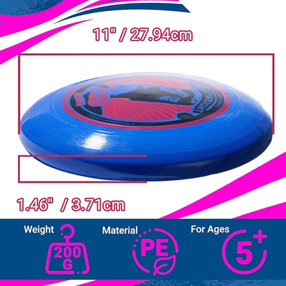 Wham-O Frisbee Heavyweight 200g, 11 Inch Flying Disc, Long Distance, Durable and Stable Sports Disc