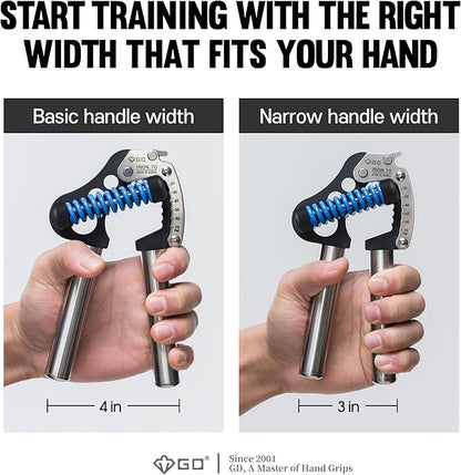 GD Iron Grip 70 Hand Grip Strengthener (Adjustable Hand Grip) Wrist and Forearm Strength Trainer