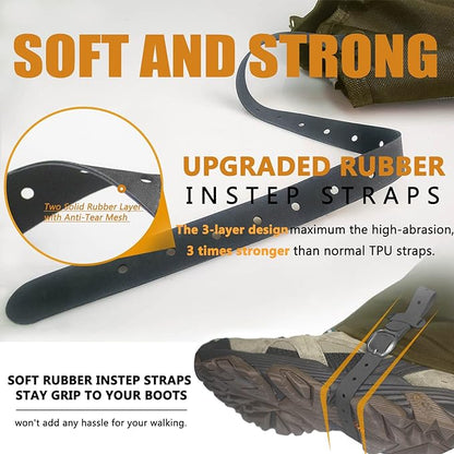 Frelaxy Leg Gaiters Ultra HIGH-Performance Hunting Gaiters, 100% Waterproof Hiking Gaiters with