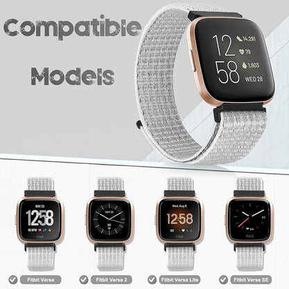 Tiptops 3 Pack Bands Compatible with Fitbit Versa 2/Fitbit Versa/Versa Lite/Versa SE for Women Men