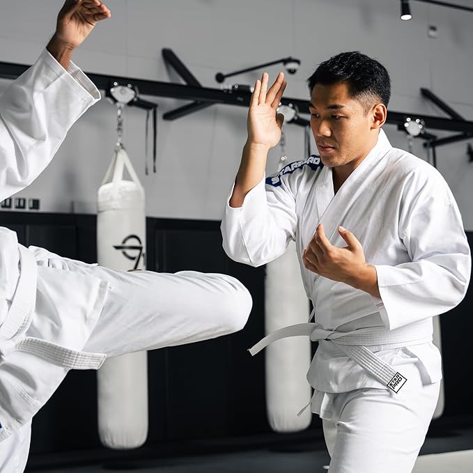 Starpro Karate Gi for Kids & Adults – Lightweight Uniform with Jacket Pants & Free Belt – Ideal for