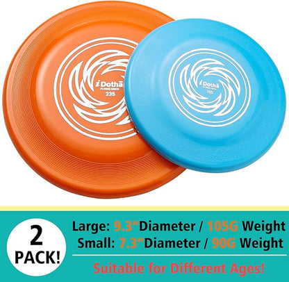 Sports Flying Disc, 2 Pack Compeition Flying Discs, Lightweight Durable Flying Disc Toys for