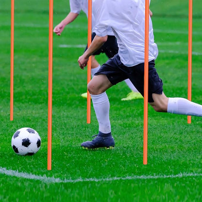 Blulu Training Agility Poles 5ft Forza Slalom Adjustable Soccer Training Poles Soccer Sticks