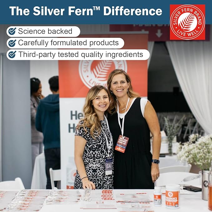 Silver Fern Stress Complex Supplement - with Caffeine - Sleep, Worry, Mood & More - with Saffron