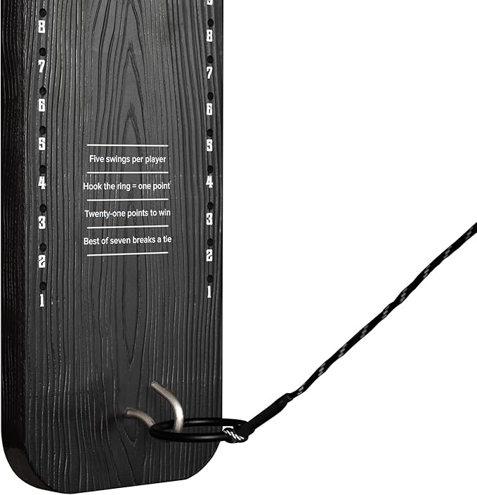 Ringo Outdoor Premium Hook and Ring Game. Fully Assembled and Mounts in 90 Seconds, Lifetime