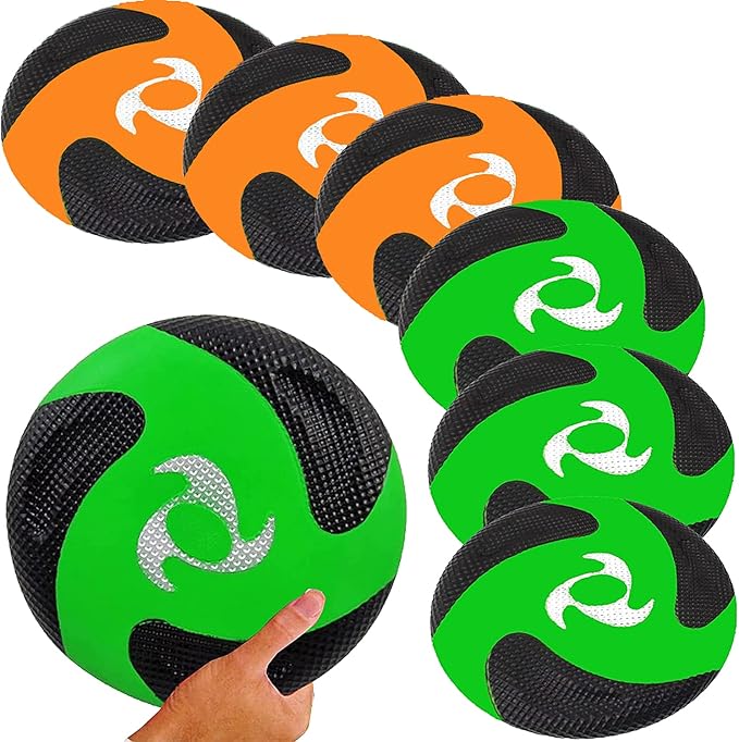 Liberty Imports 6 PCS Kids Soft Flying Foam Discs, 10" Sport Toy Throwing Flying Disks for Safe