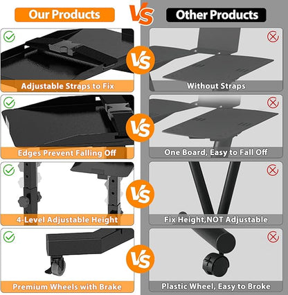 Adjustable Dumbbell Stand - Uboway Weight Stand with 4 Level Height Adjustment, Dumbbell Weight