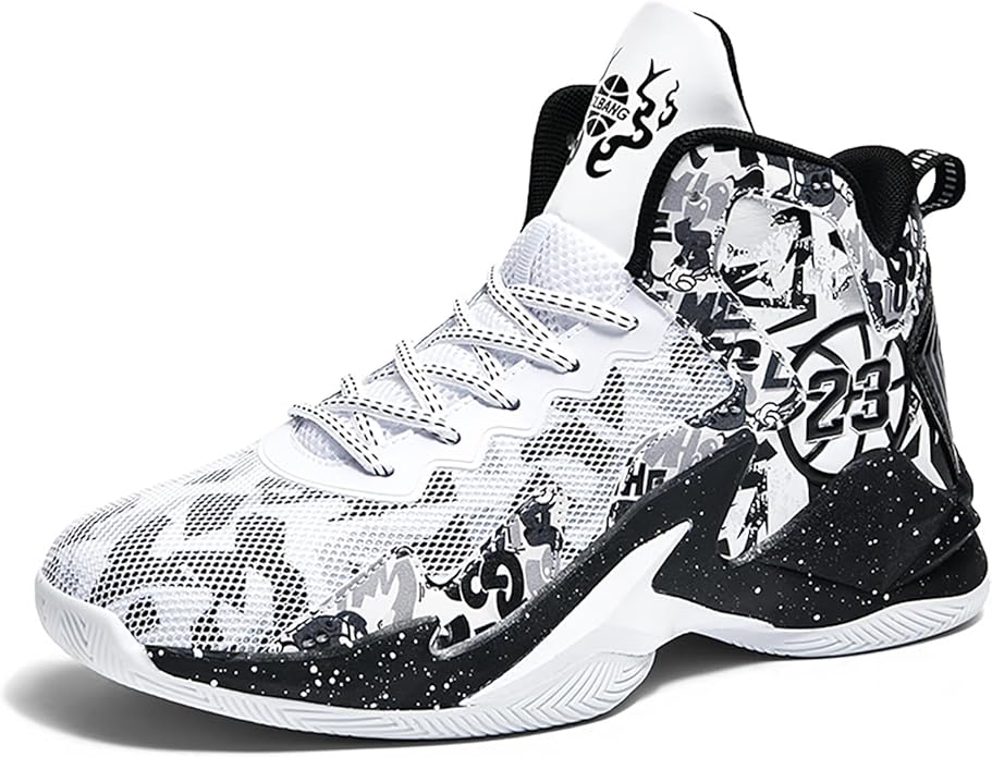 Boys Basketball Shoes Breathable Indoor Athletic Shoes Youth Outdoor Fashion Sneakers Comfortable