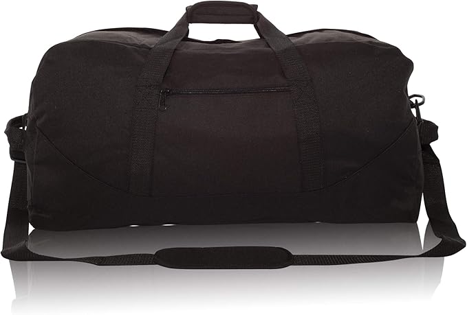 DALIX 25" Big Adventure Large Gym Sports Duffle Bag (Black Grey Navy Blue Red Camo)