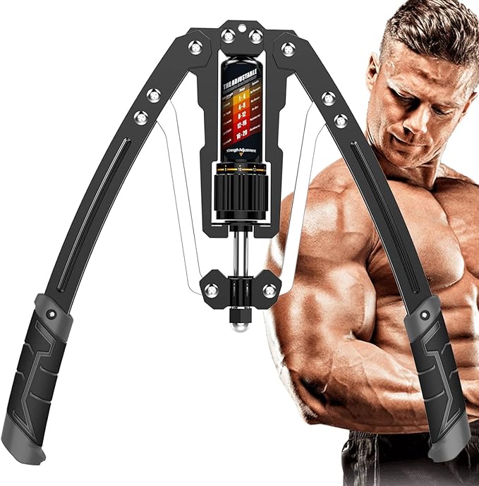 EAST MOUNT Twister Arm Exerciser - Adjustable 22-440lbs Hydraulic Power, Home Chest Expander