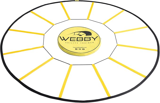 Webby Agility Trainer – Circle Speed and Agility Ladder for High Intensity Reactive Footwork Drills