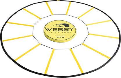 Webby Agility Trainer – Circle Speed and Agility Ladder for High Intensity Reactive Footwork Drills