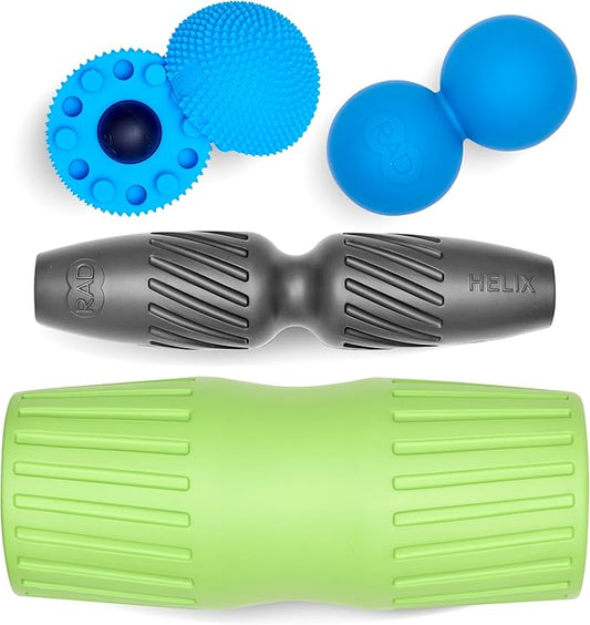 RAD Back Relief Massage Set ??Myofascial Release Bundle for Back Pain, Muscle Recovery, and