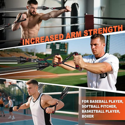 HPYGN Resistance Bands, Exercise Bands with Handles, Fitness Bands, Workout Bands with Door Anchor