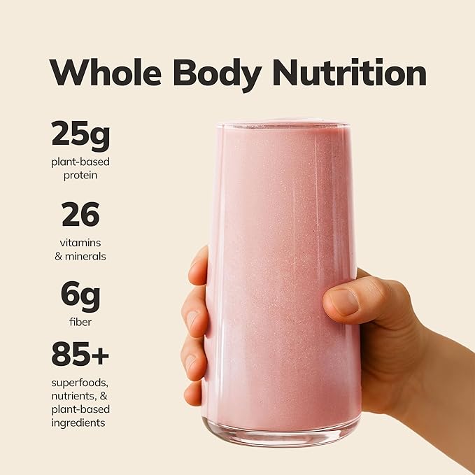 Ka?™Chava Whole Body Meal Shake Coconut Acai 2 lb ??Vegan Protein Powder with 85+ Superfoods &