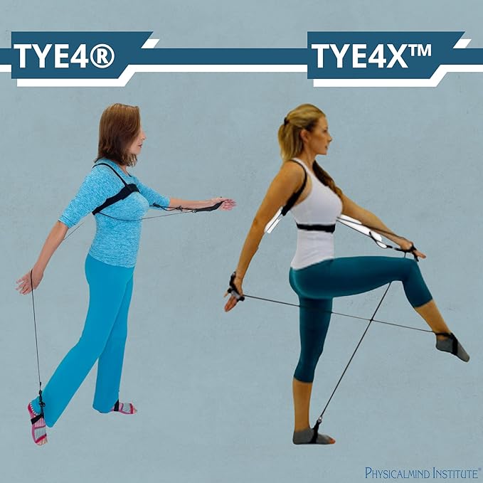 TYE4® and TYE4X™ - Pilates Wearable Resistance/Assistance; Total Body Exercise; Core Strengthening