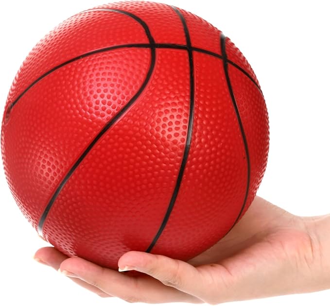 8 Pack Mini Basketballs, 7" Small Pool Basketball with Pump, Inflatable PVC Basketball Hoop Indoor