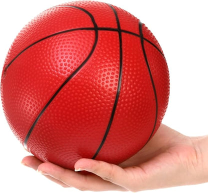 8 Pack Mini Basketballs, 7" Small Pool Basketball with Pump, Inflatable PVC Basketball Hoop Indoor