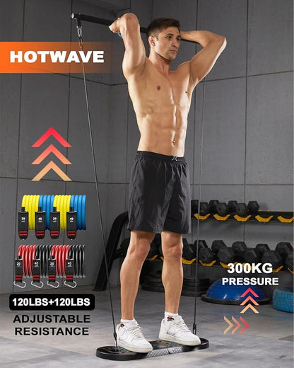HOTWAVE Push Up Board Fitness, Portable Foldable 20 in 1 Push Up Bar at Home Gym, Pushup Handles