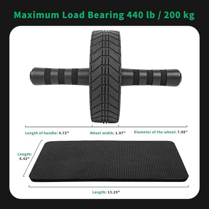 Ab Roller Wheel - AGREJO Ab Workout Equipment for Abdominal & Core Strength Training, Home Gym