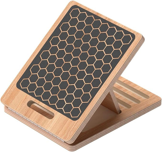 Portable Slant Board, Calf Stretch Board, Slant Boards for Exercise, Wooden Slant Board, Velor