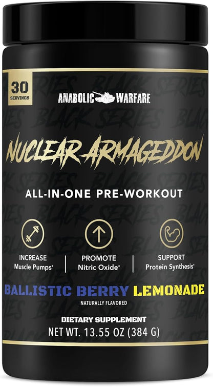 Anabolic Warfare Nuclear Armageddon Pre Workout Powder Pre-Workout for Men & Women with