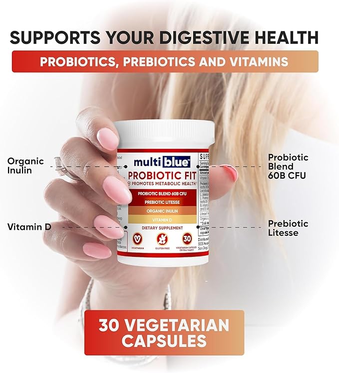 Probiotic Fit for Men & Women, Bifidobacterium Lactis B-420, Digestive & Gut Health, 60 Billion