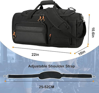 Searock 40L Gym Bag for Men, 3 In 1 Duffle Bag Backpack for Travel, Sports Duffel Bags for Gym