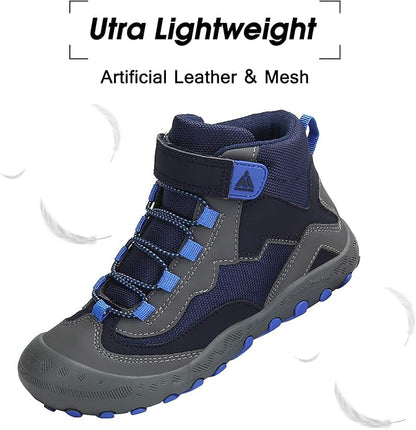 Mishansha Kids Hiking Boots Toddler Girls Boys Hiking Shoes Water-Resistant Anti-Collision Non-Slip