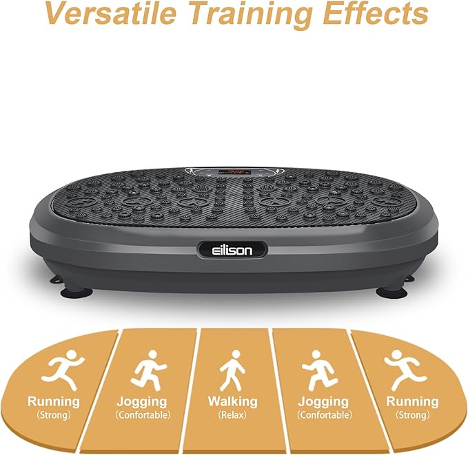 EILISON FitMaxx 3D XL Vibration Plate Exercise Machine - Whole Body Workout Vibration Platform