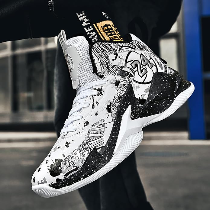 Boys Basketball Shoes Breathable Indoor Athletic Shoes Youth Outdoor Fashion Sneakers Comfortable