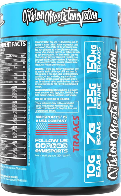VMI Sports Aminogex Ultra | EAA + BCAA Powder | Amino Acid + Hydration Recovery Drink with