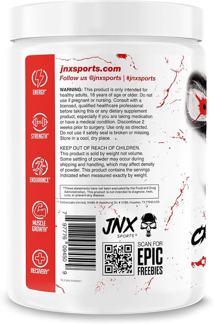 JNX SPORTS The Curse! Creatine Monohydrate Powder 100 Servings | Pure Micronized Creatine 5g Per