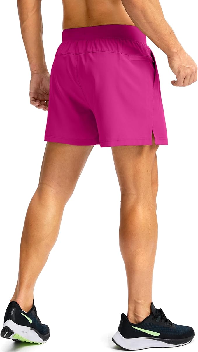 Men's Running Shorts with Zipper Pockets 9 Inch/ 7 Inch / 5 Inch Lightweight Quick Dry Gym Workout