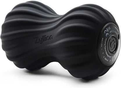 Zyllion Vibrating Peanut Massage Ball with 4 Modes - Cordless Rechargeable Electric Deep Tissue
