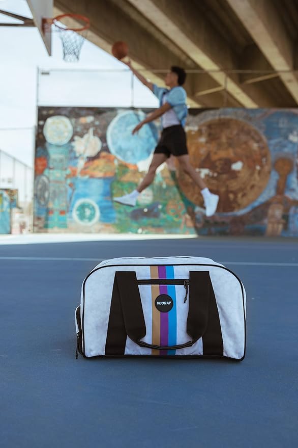 Vooray Burner Gym Duffel Bag, Gym Bag for Women and Men with Shoe Compartment, Weekender, Overnight