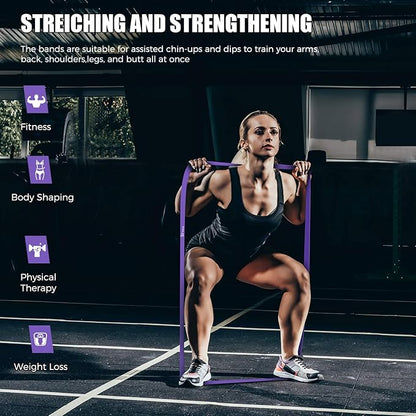 VEICK Resistance Bands for Working Out, Exercise Bands, Workout Bands, Pull Up Assistance Bands