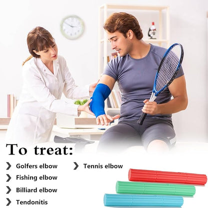 Flex Therapy Strengthener Bar for Tennis Elbow, Golfers Elbow, Tendonitis - Physical Therapy