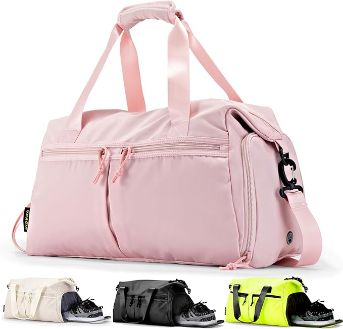 Weekender Duffel Bag with Shoe Compartment And Wet Pocket-Luggage Everyday Overnight Bag for Men