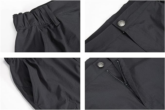Quick Dry Hiking Shorts Men's Cargo Casual Outdoor 4-Way Stretchy Lightweight Summer Short with