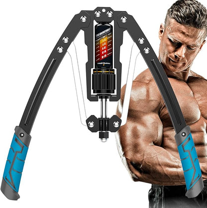 EAST MOUNT Twister Arm Exerciser - Adjustable 22-440lbs Hydraulic Power, Home Chest Expander