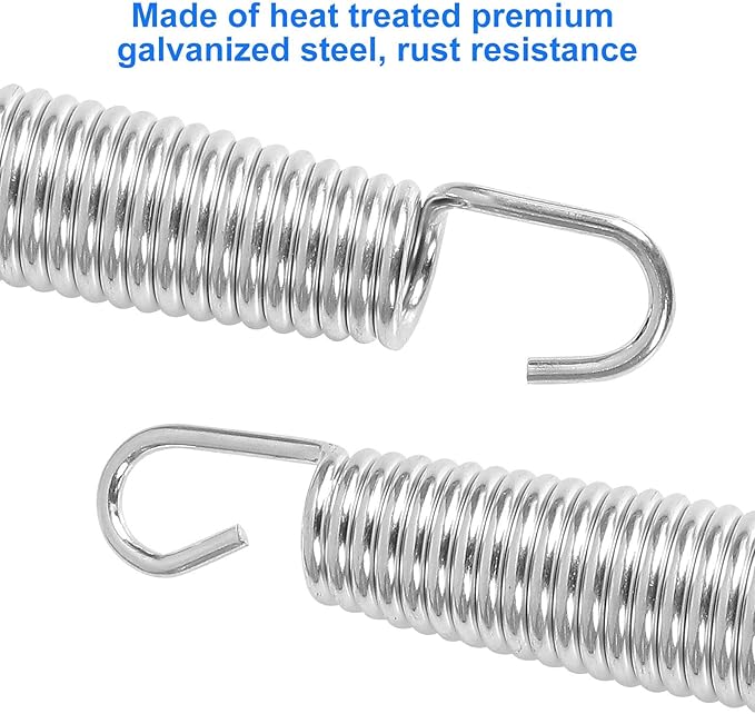 40 Pack Trampoline Springs 5.5” Heavy Duty Galvanized Steel Replacement Trampoline Parts Springs