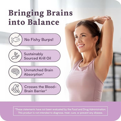 Omega 110 w/LYSOVETA LPC | EPA & DHA Supplements for Brain & Retina Health | Focus, Attention